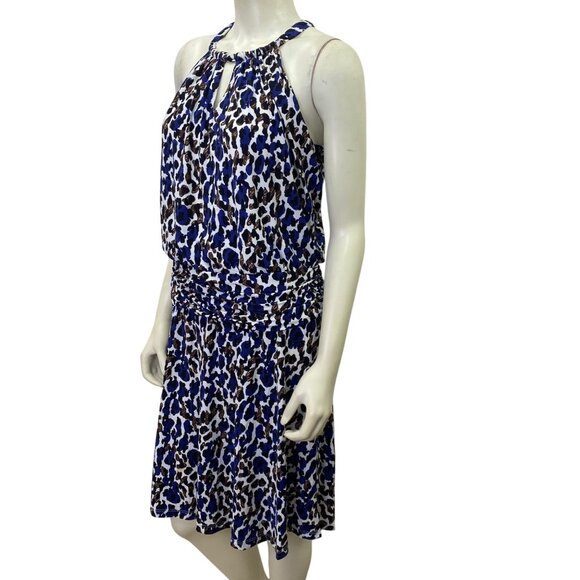 Suzy‎ Chin for Maggy London  Leopard Print Sleeveless Halter Dress 10 - Picture 5 of 9